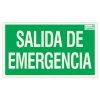 cartel de salida de emergencia