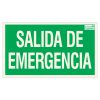 cartel de salida de emergencia